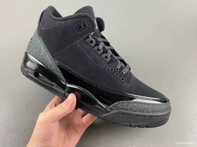 Black Cat Jordan CT8532-001 Air 3 0712